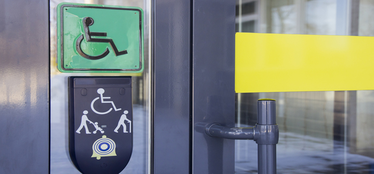 automatic handicap door opener in Corning