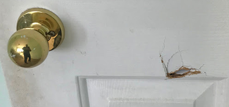 interior door hole repair Corning
